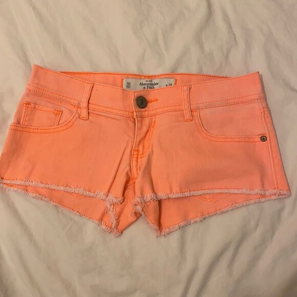 ABERCROMBIE & Fitch neon shorts. Size 00. - Picture 2 of 7